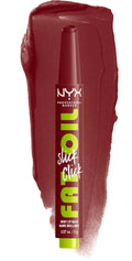 NYX Fat Oil Slick Stick in A Mood lip balm with shiny finish