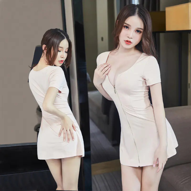 Slim Fit Bodycon Dress for Sauna Technicians