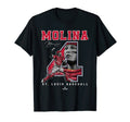 Number and Portrait Yadier Molina St Louis MLBPA T-Shirt