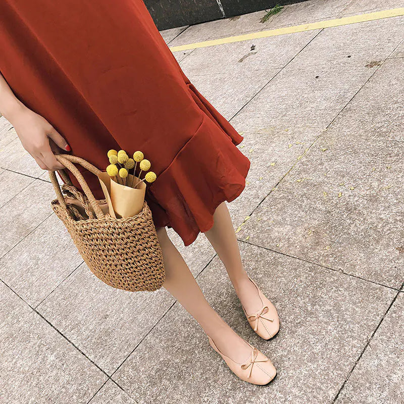 New Women's Flat Shoes - Winter Faux Leather Style