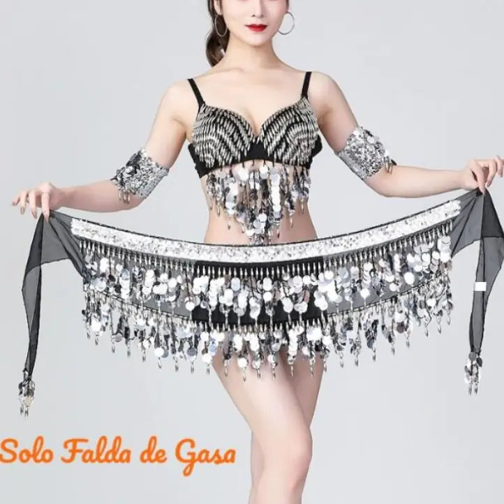 New Belly Dance Waist Chain with Sequin Tassels