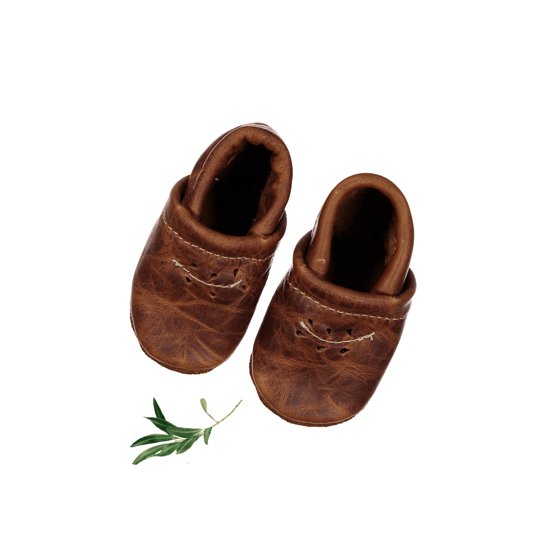 The Leather Mocc - Oak