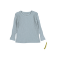 The Long Sleeve Tee - Ocean Ribbed