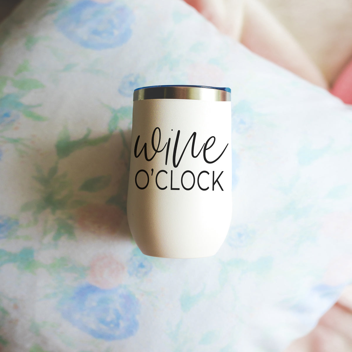 Wine O'Clock 17oz Stainless Steel Insulated Wine Tumbler White - Image 28
