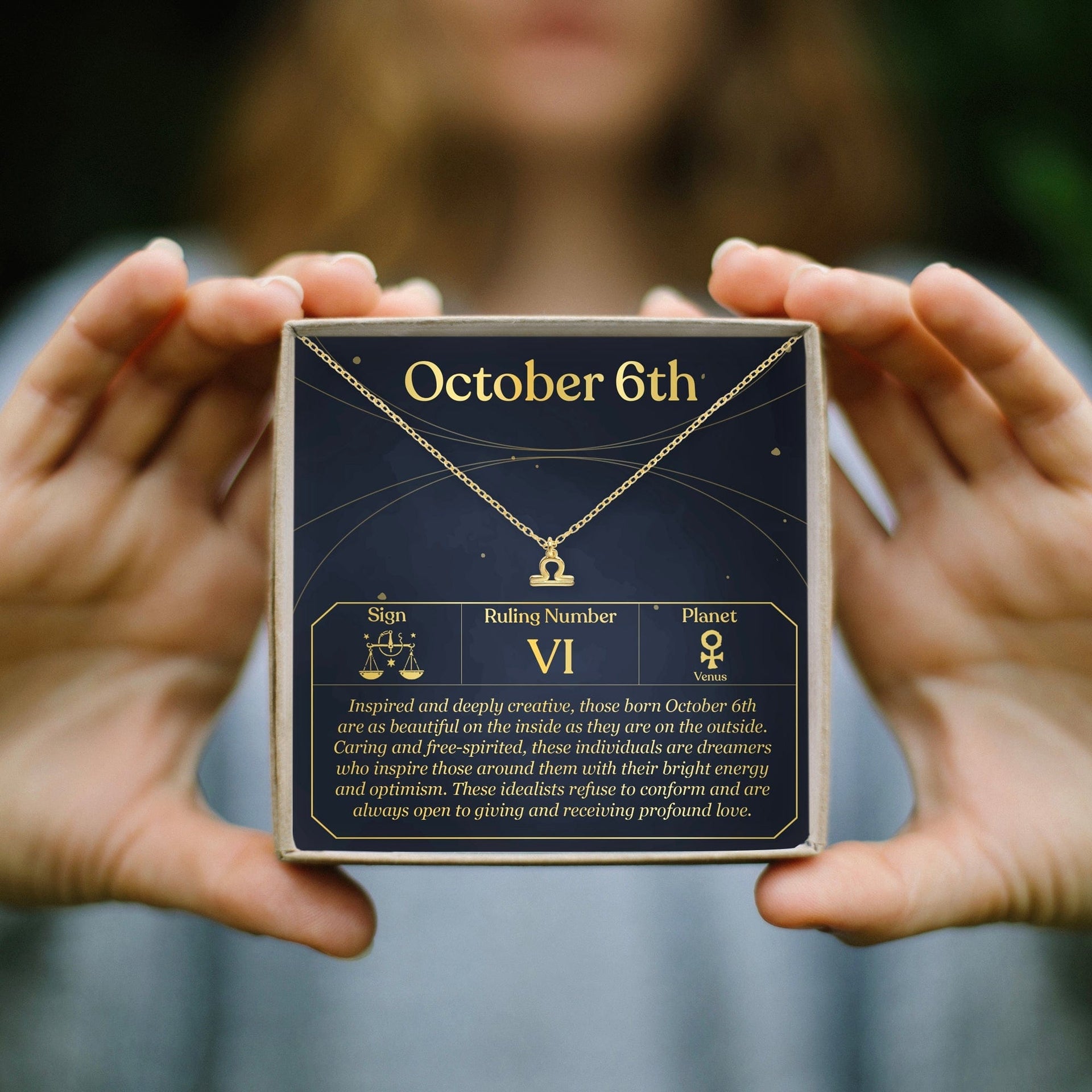 October 6th Libra Necklace