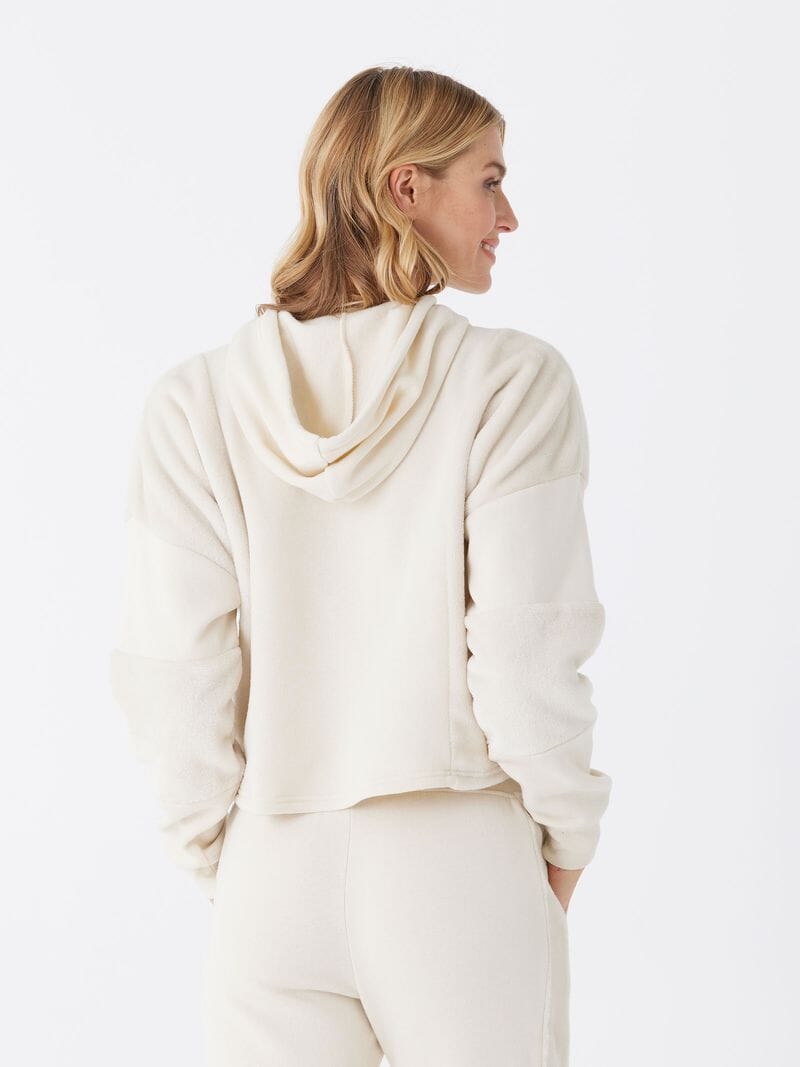Clarabelle Fleece Sherpa Pullover Hoodie for Warmth