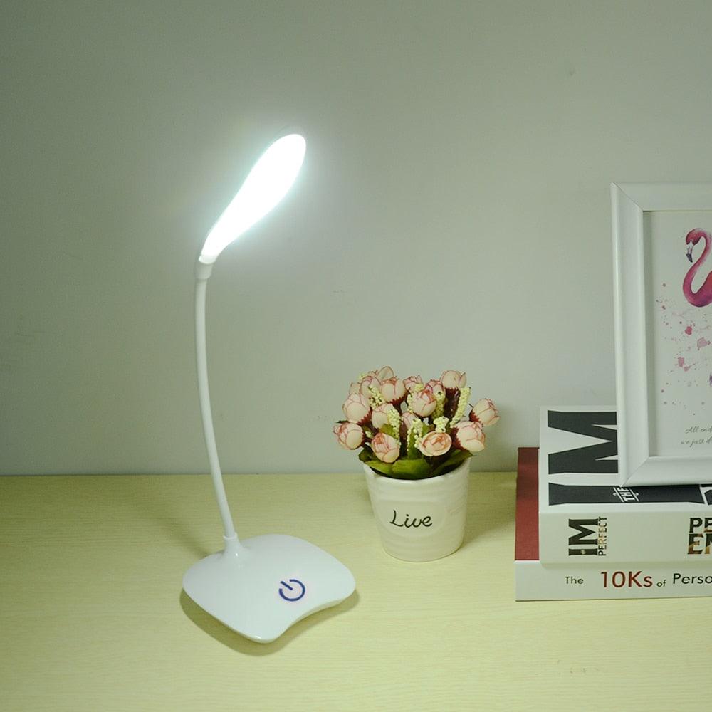 Rechargeable LED Desk Lamp, Portable Eye-Care Work Light