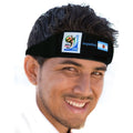 Argentina national team soccer headband in light blue, white, and black colors for FIFA World Cup fans
