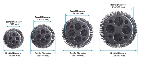 2 1/8 Inch Thermal Styling Hair Brush with Ceramic Coated Barrel