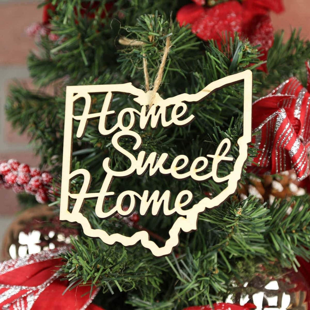 Ohio Home Sweet Home Ornaments