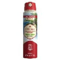Old Spice aluminum-free dry spray bottle in red, white, and blue packaging