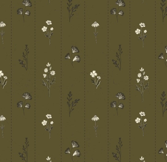Leni Removable Peel and Stick Wallpaper by The Feral Flower