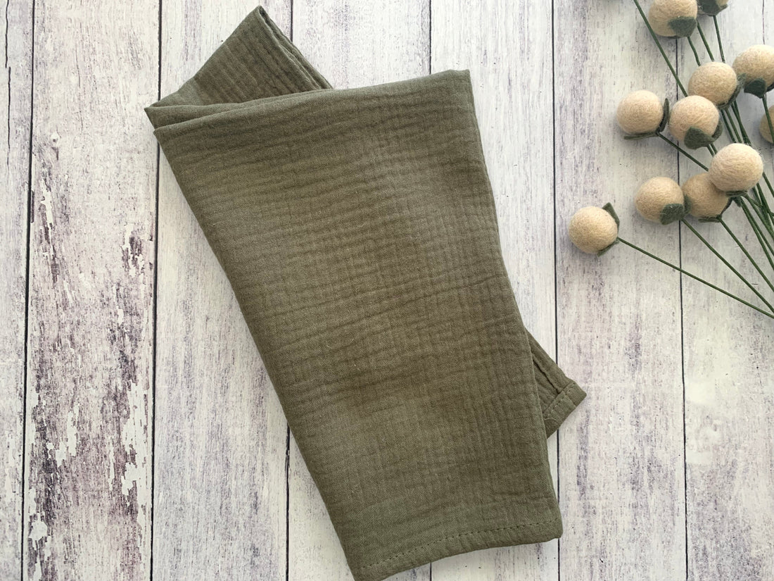 Cotton Crinkle Cloth Napkins, set of four