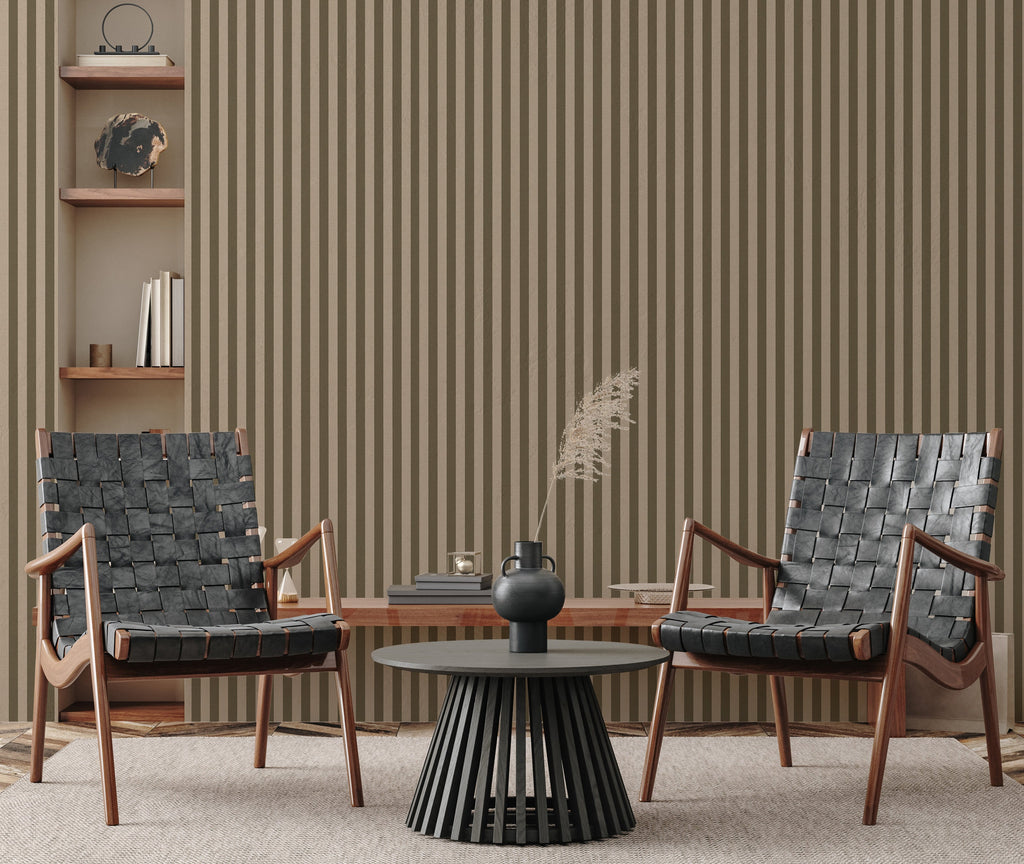 Ashbury Stripe Wallpaper Peel and Stick Removable Design