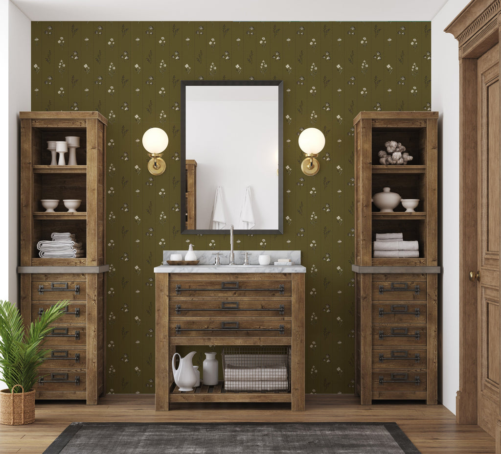 Leni Removable Peel and Stick Wallpaper by The Feral Flower