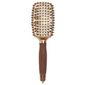 Olivia Garden Flex Collection brush featuring 100% natural boar bristles