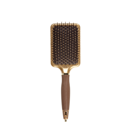 Olivia Garden NanoThermic Ceramic + Ion Shaper Paddle Brush with ergonomic handle