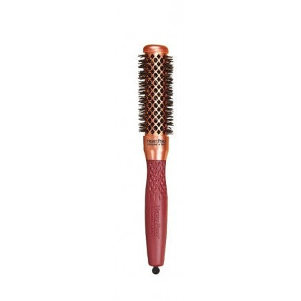 Olivia Garden Heat Pro Thermal Brush featuring copper ceramic barrel for professional hair styling.
