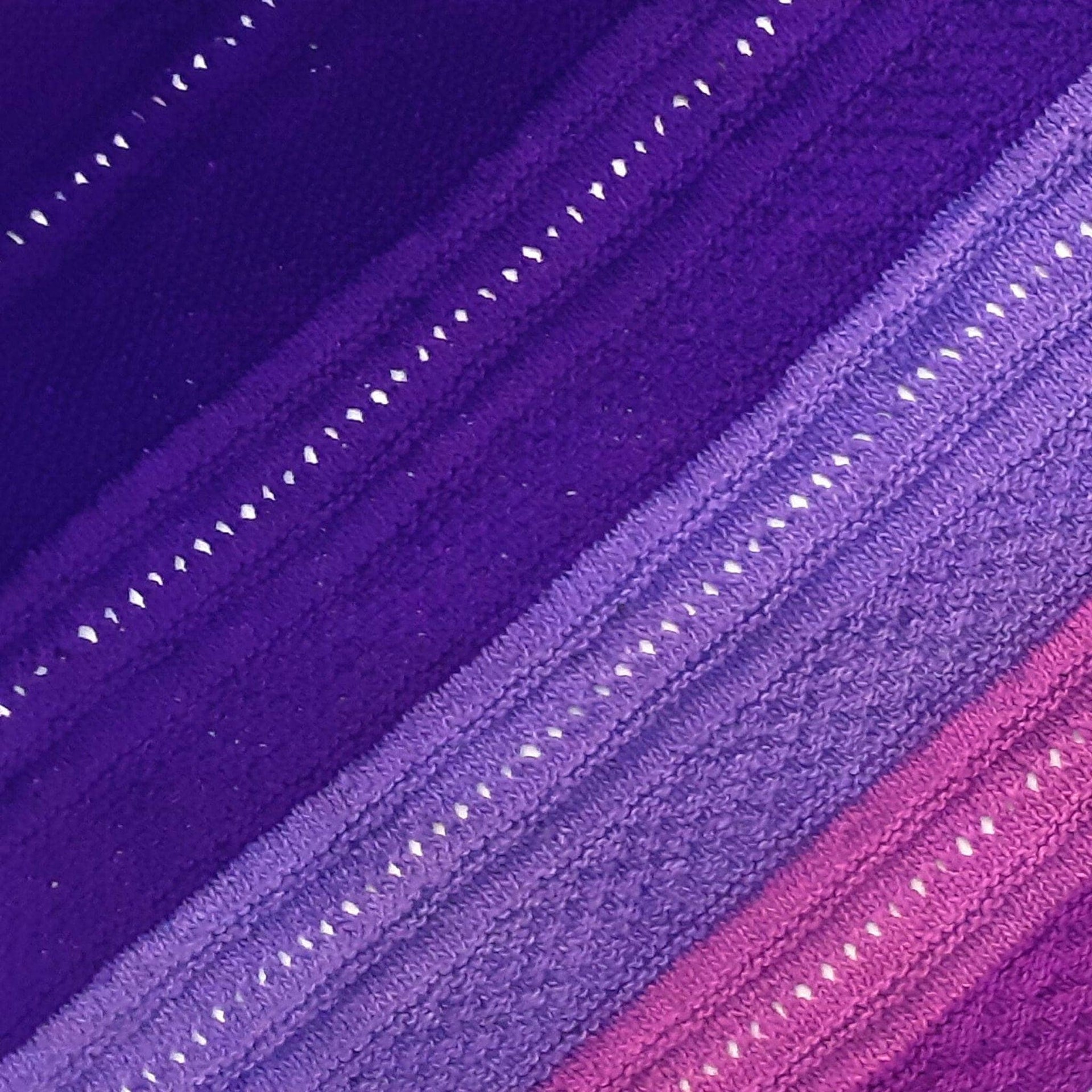 Ombre Stitch Sampler Shawl Knitting Pattern for Silk Yarn