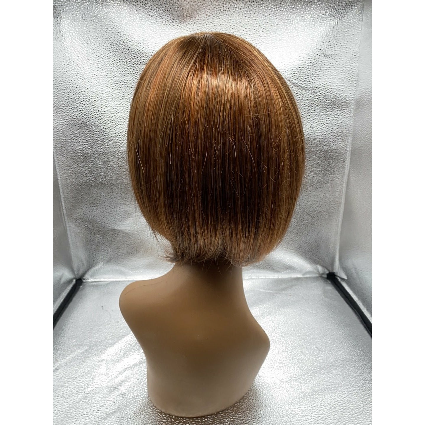 On Edge Synthetic Lace Front Wig with Mono Part, Rooted Blonde