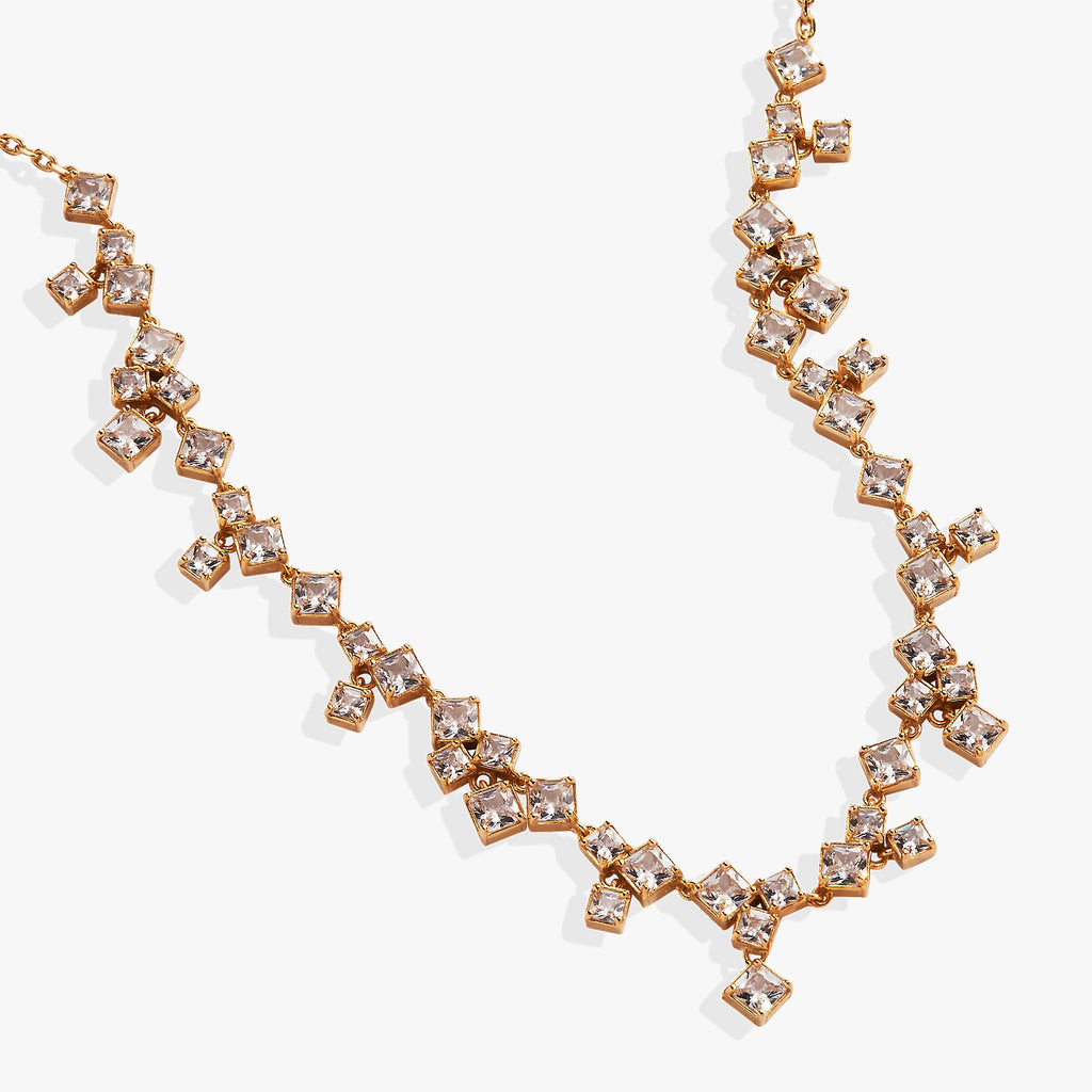Crystal Chandelier Statement Necklace for Glamorous Evening Wear