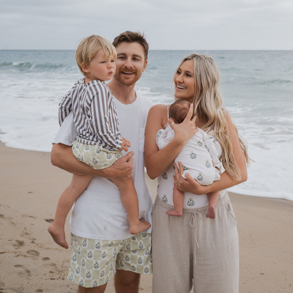 Child Board Short | Marigold Check