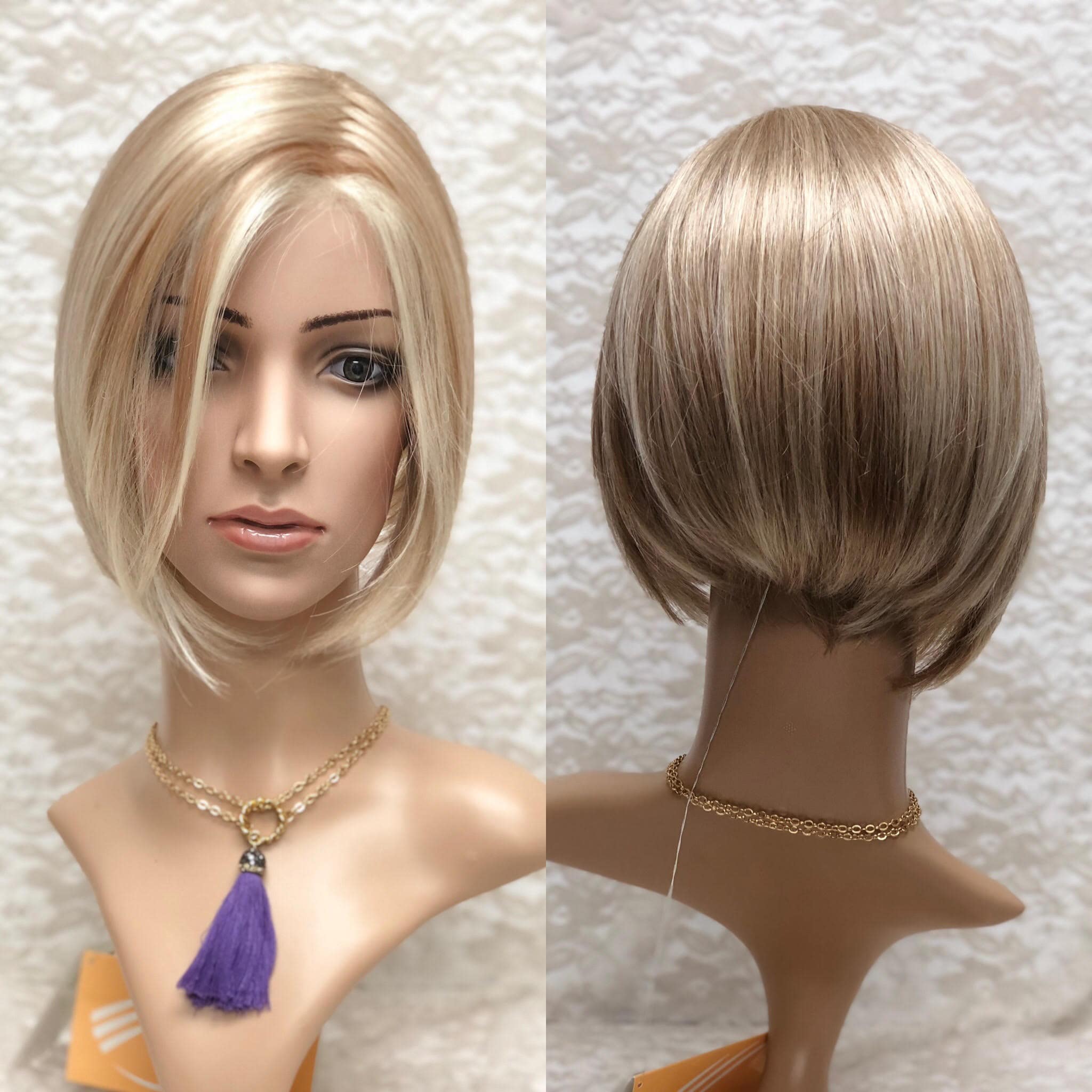 Opulence Lace Front Wig - Modern Straight Page Cut for Women