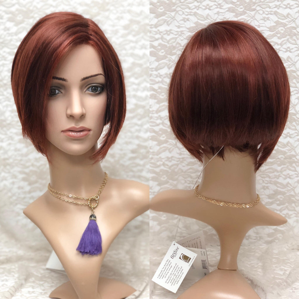 Opulence Lace Front Wig - Modern Straight Page Cut for Women