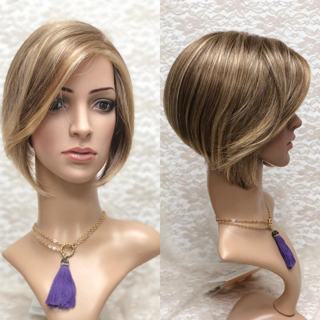 Opulence Lace Front Wig - Modern Straight Page Cut for Women