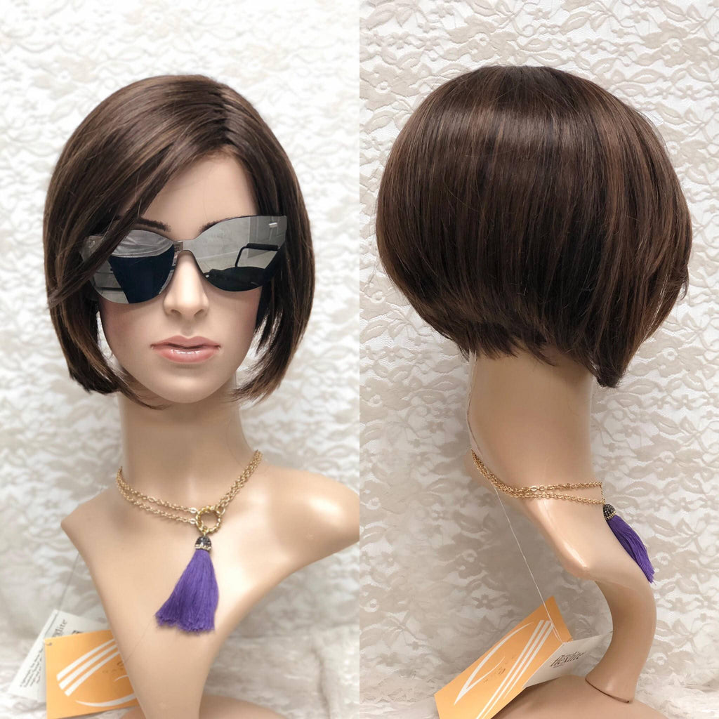 Opulence Lace Front Wig - Modern Straight Page Cut for Women
