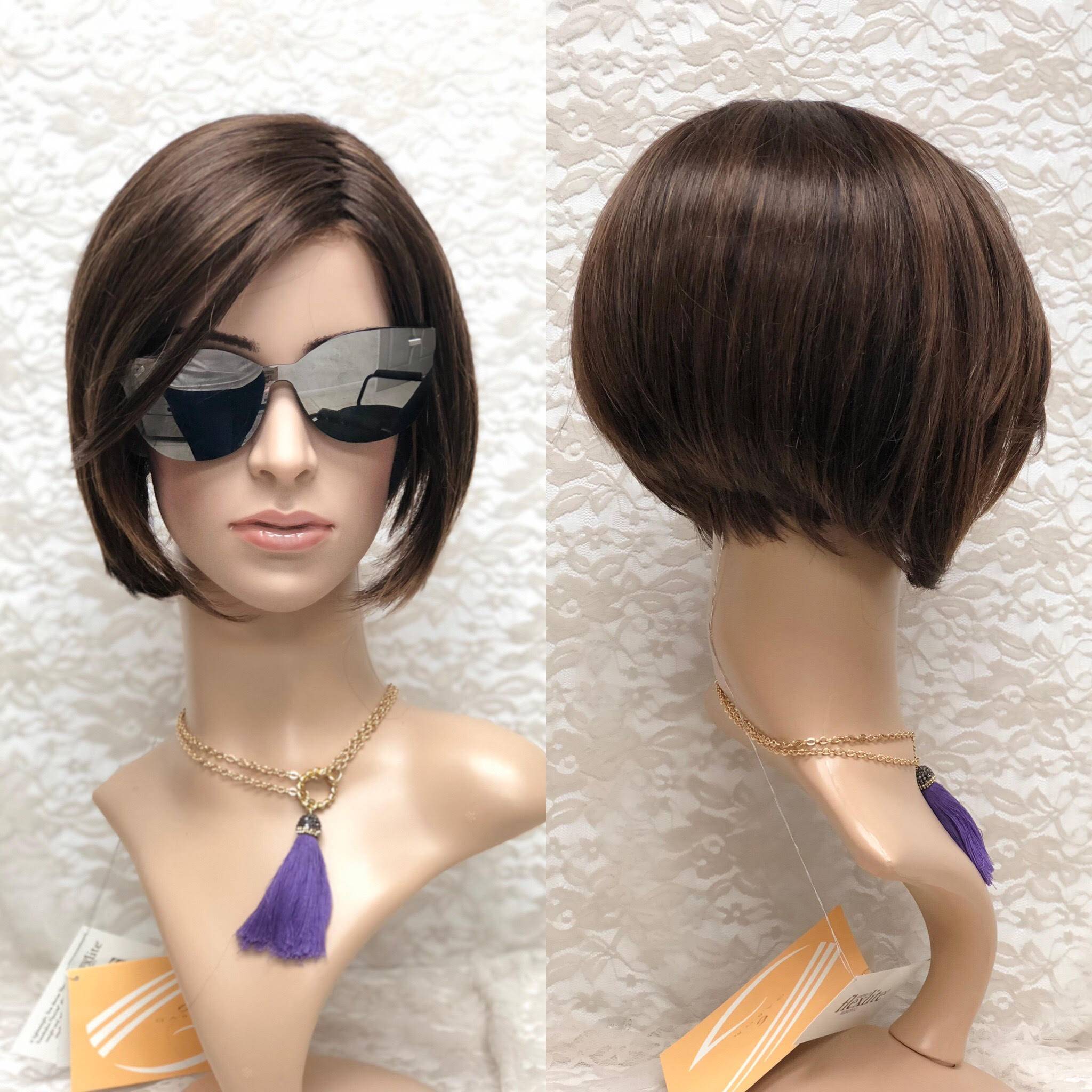 Opulence Lace Front Wig - Modern Straight Page Cut for Women