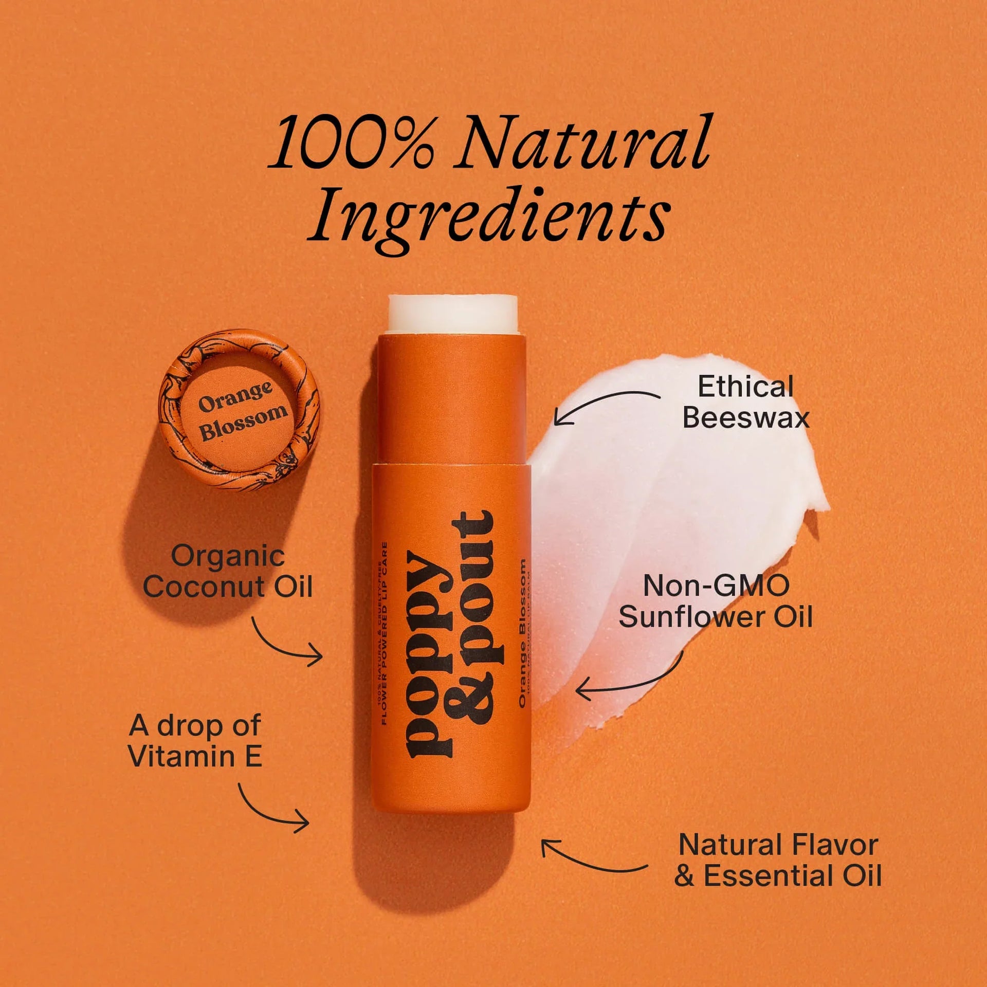 Lip Balm, Orange Blossom