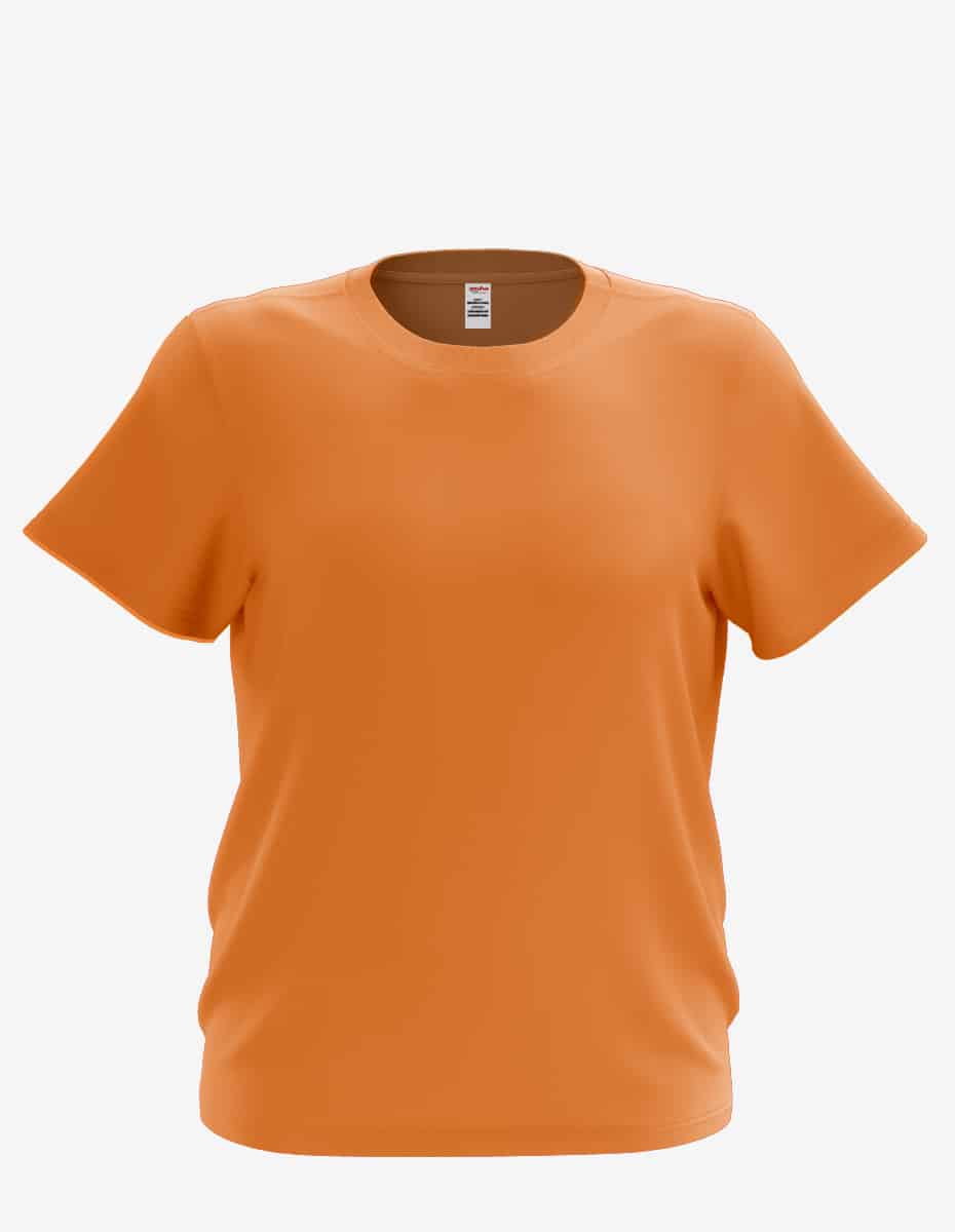 Youth Crew Neck Short Sleeve T-Shirt Soft Cotton Blend Tee - Image 2
