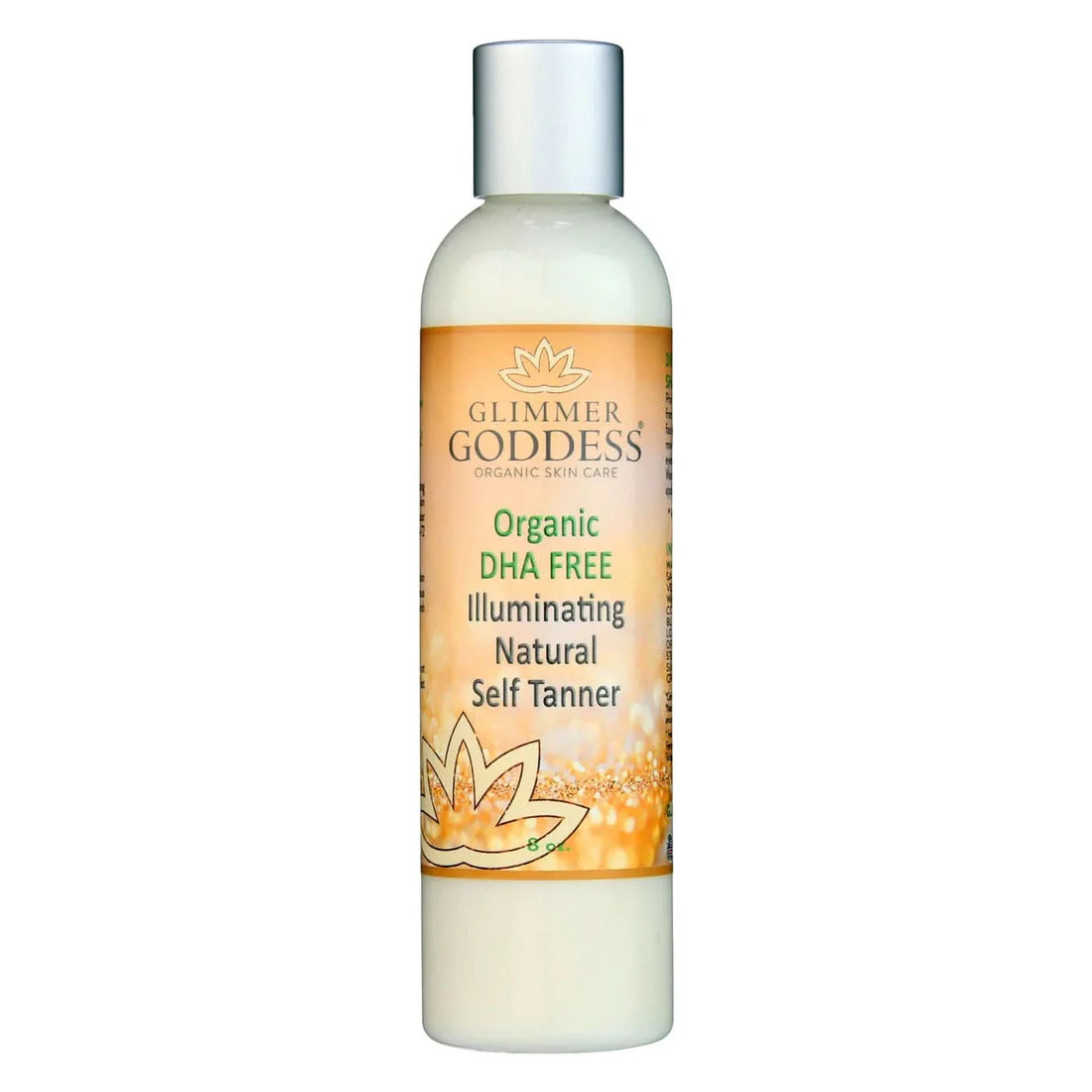 8 oz bottle of organic DHA-free self tanner for a sun-kissed glow