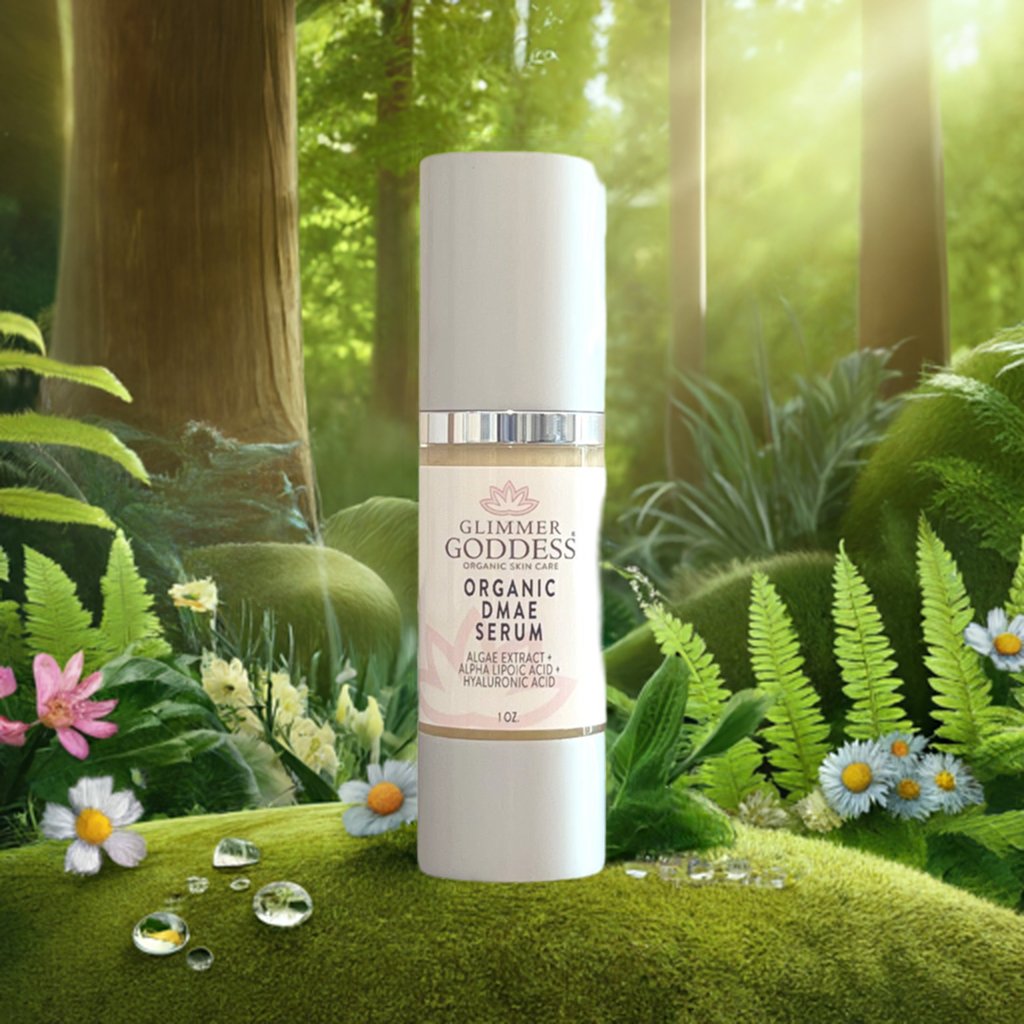 Organic DMAE Firming Serum – Natural Facelift Serum with Alpha Lipoic Acid for Sagging Skin & Wrinkles