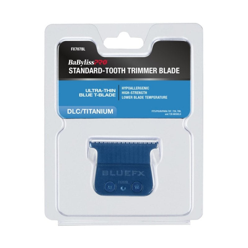BaBylissPRO BlueFX Ultra-Thin Standard-Tooth T-Blade #FX707BL