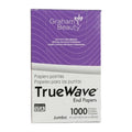 Graham Beauty True Wave Jumbo End Papers in purple and white box packaging