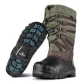 FREE SOLDIER Snow Boots for Men Waterproof Anti-slip 3M Lining Lightweight Tall Outdoor Warm Winter Work Boots (Green 10)