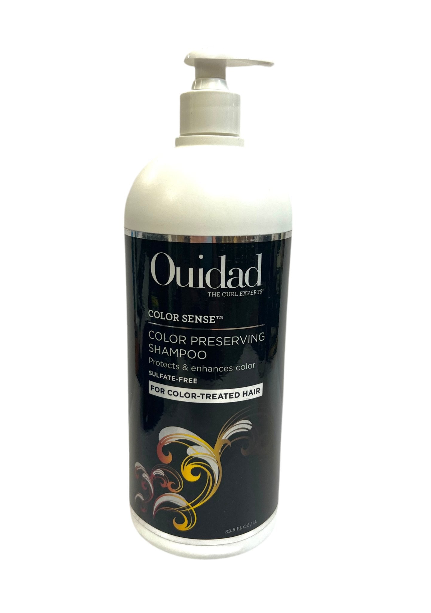 33.8 oz bottle of Ouidad Color Sense Color Preserving Shampoo