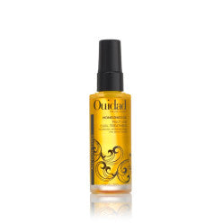 Bottle of Mongongo Oil hair treatment for curly hair types