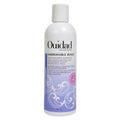 White bottle of Unbreakable Bonds shampoo with purple gradient accent.