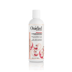 Ouidad Advanced Climate Control Heat and Humidity Gel white bottle with pump and red accents