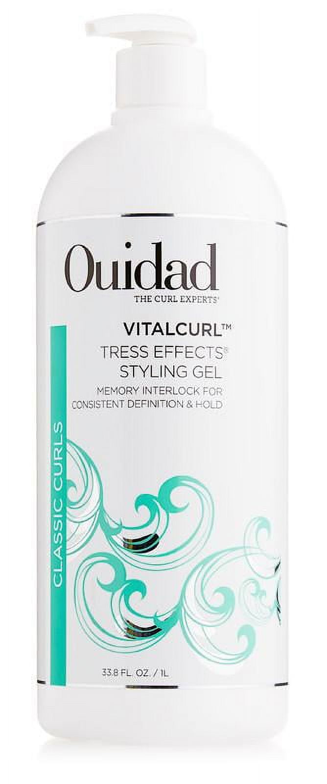 Ouidad VitalCurl Tress Effects Styling Gel 1L bottle for defined curls