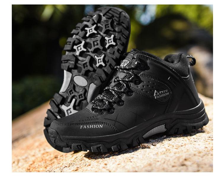 Men's Water Resistant Ankle Snow Boots - Hiking & Outdoor Sport