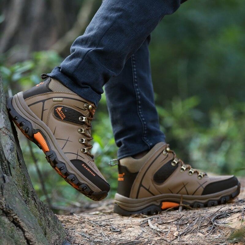 Men's Water Resistant Ankle Snow Boots - Hiking & Outdoor Sport