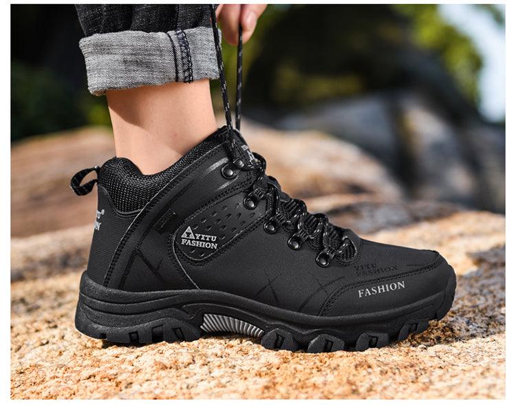 Men's Water Resistant Ankle Snow Boots - Hiking & Outdoor Sport