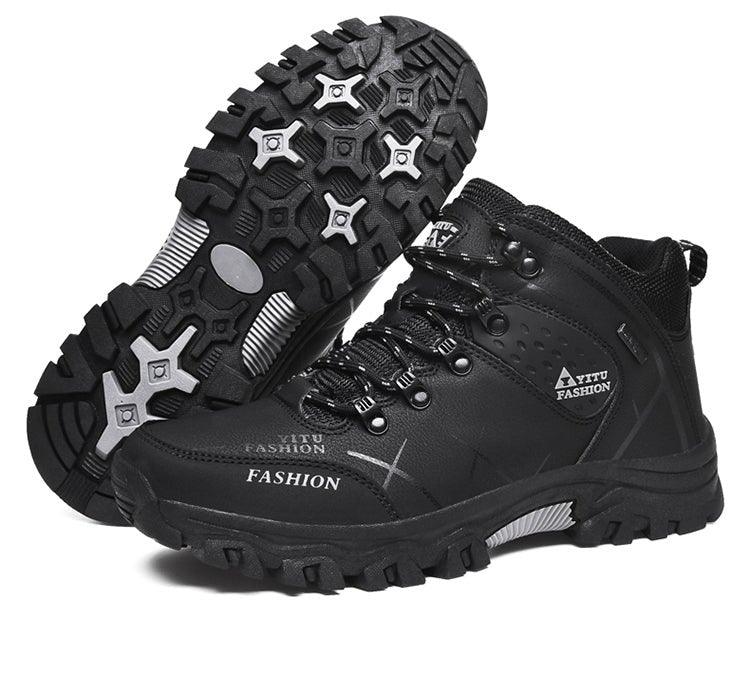 Men's Water Resistant Ankle Snow Boots - Hiking & Outdoor Sport