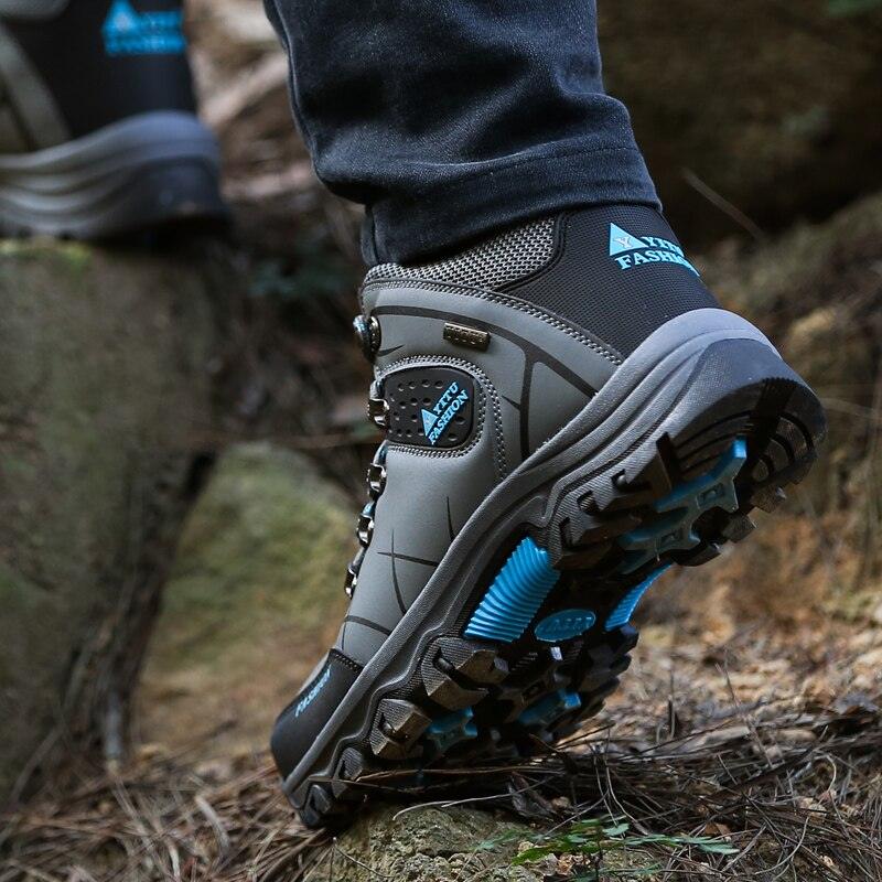 Men's Water Resistant Ankle Snow Boots - Hiking & Outdoor Sport