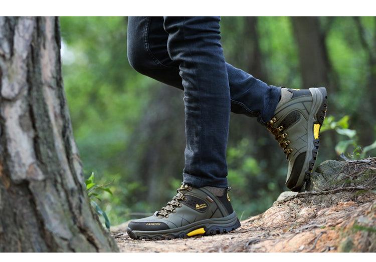 Men's Water Resistant Ankle Snow Boots - Hiking & Outdoor Sport