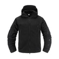 Men's Tactical Fleece Hooded Jacket Thermal Hiking Outdoor Coat